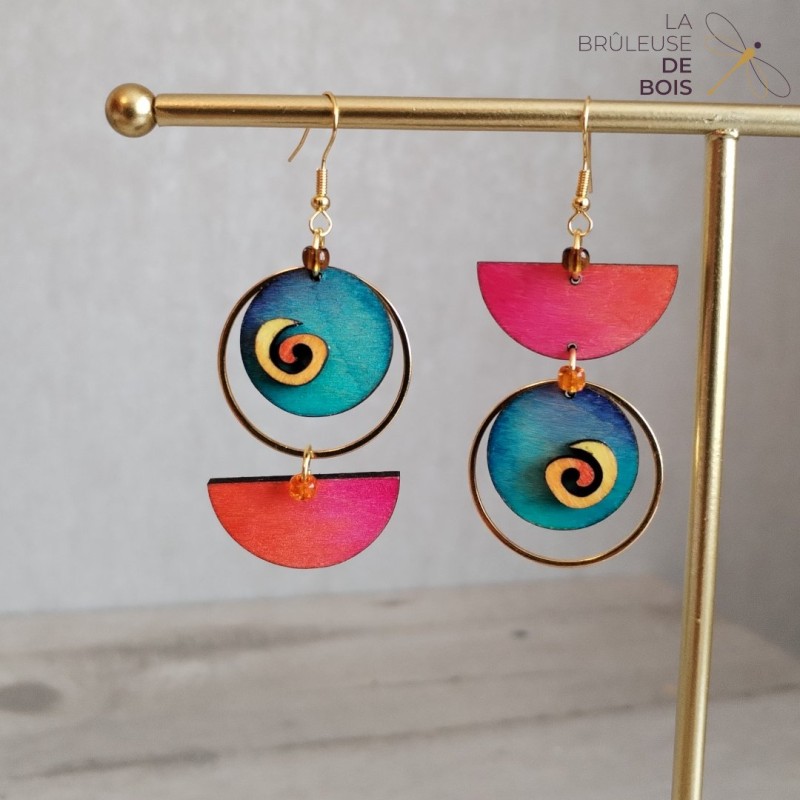 Boucles d'oreilles "Hina"